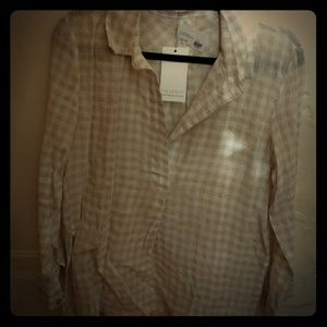 Checkered Long Sleeve Top